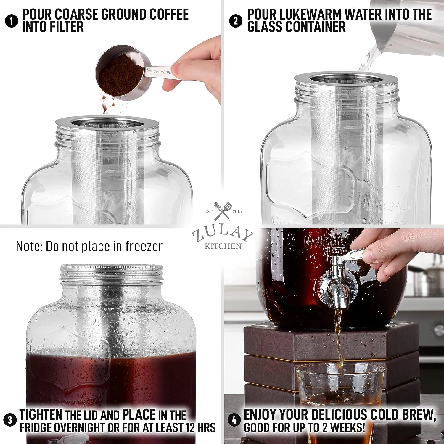 1 Gallon Cold Brew Coffee Maker