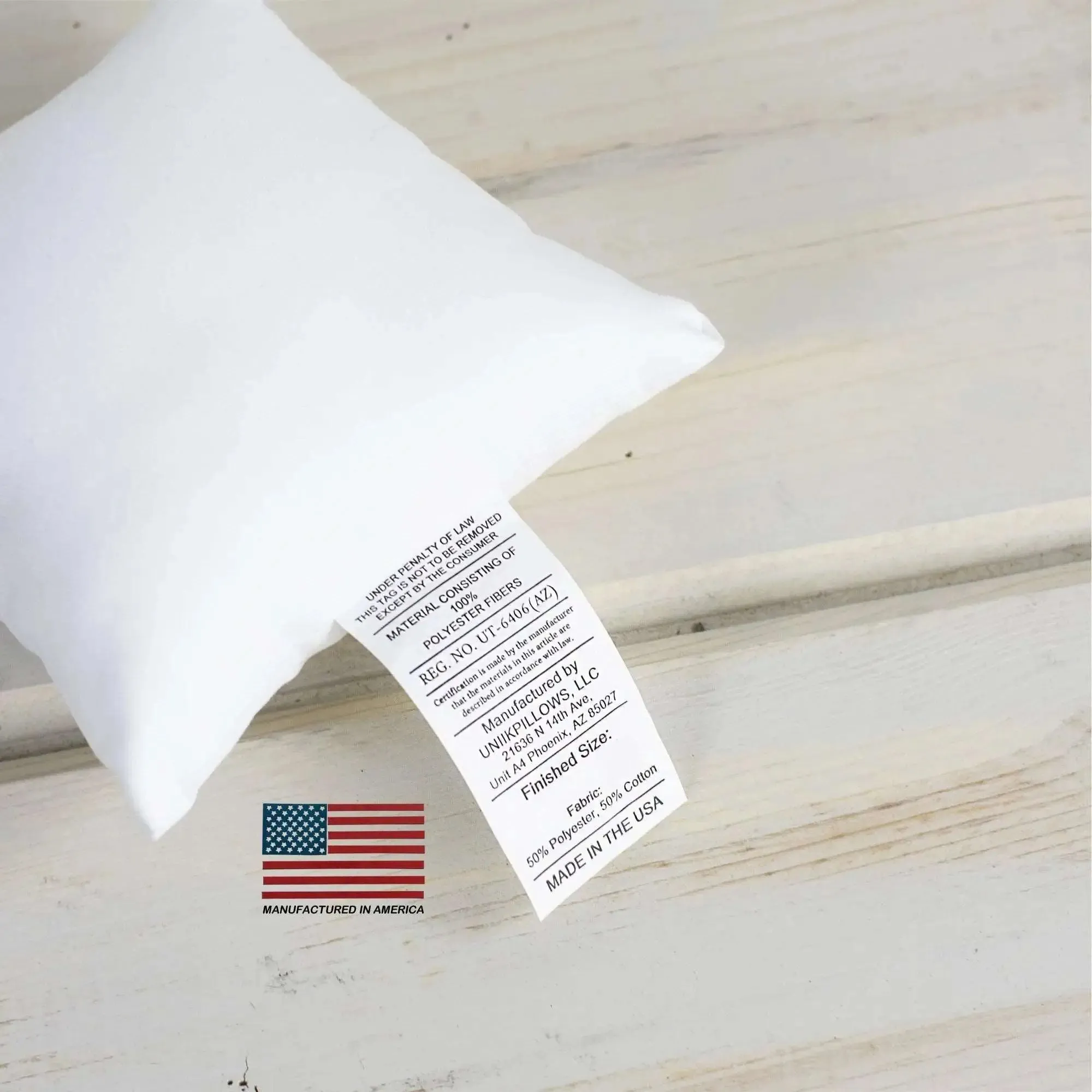 11x11 | Indoor Outdoor Hypoallergenic Polyester Pillow Insert | Quality Insert | Pillow Inners | Throw Pillow Insert | Square Pillow Inserts