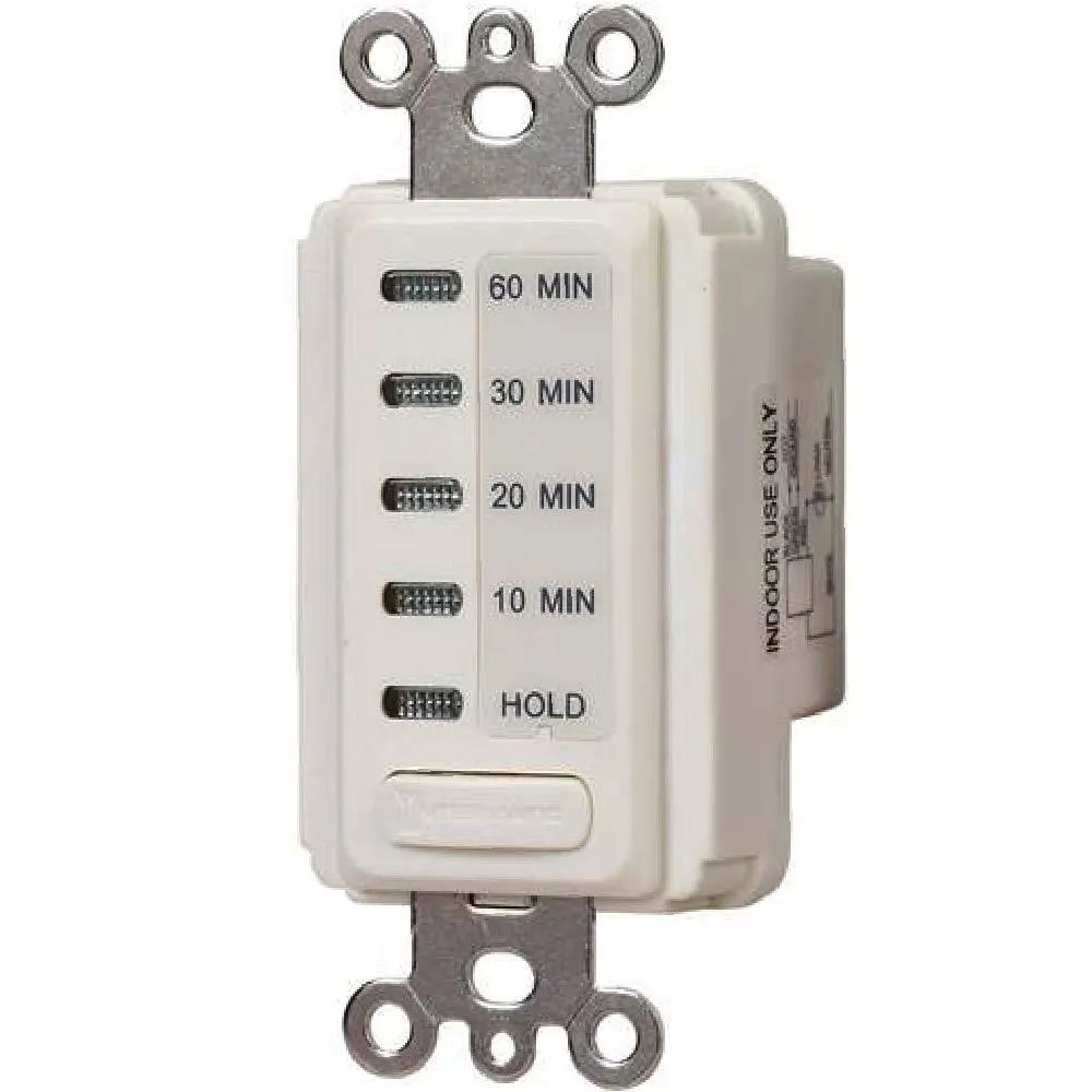 15-Amp 60-Minutes Countdown In-Wall Preset Timer Switch Light Almond