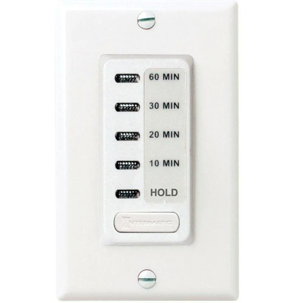 15-Amp 60-Minutes Countdown In-Wall Preset Timer Switch White