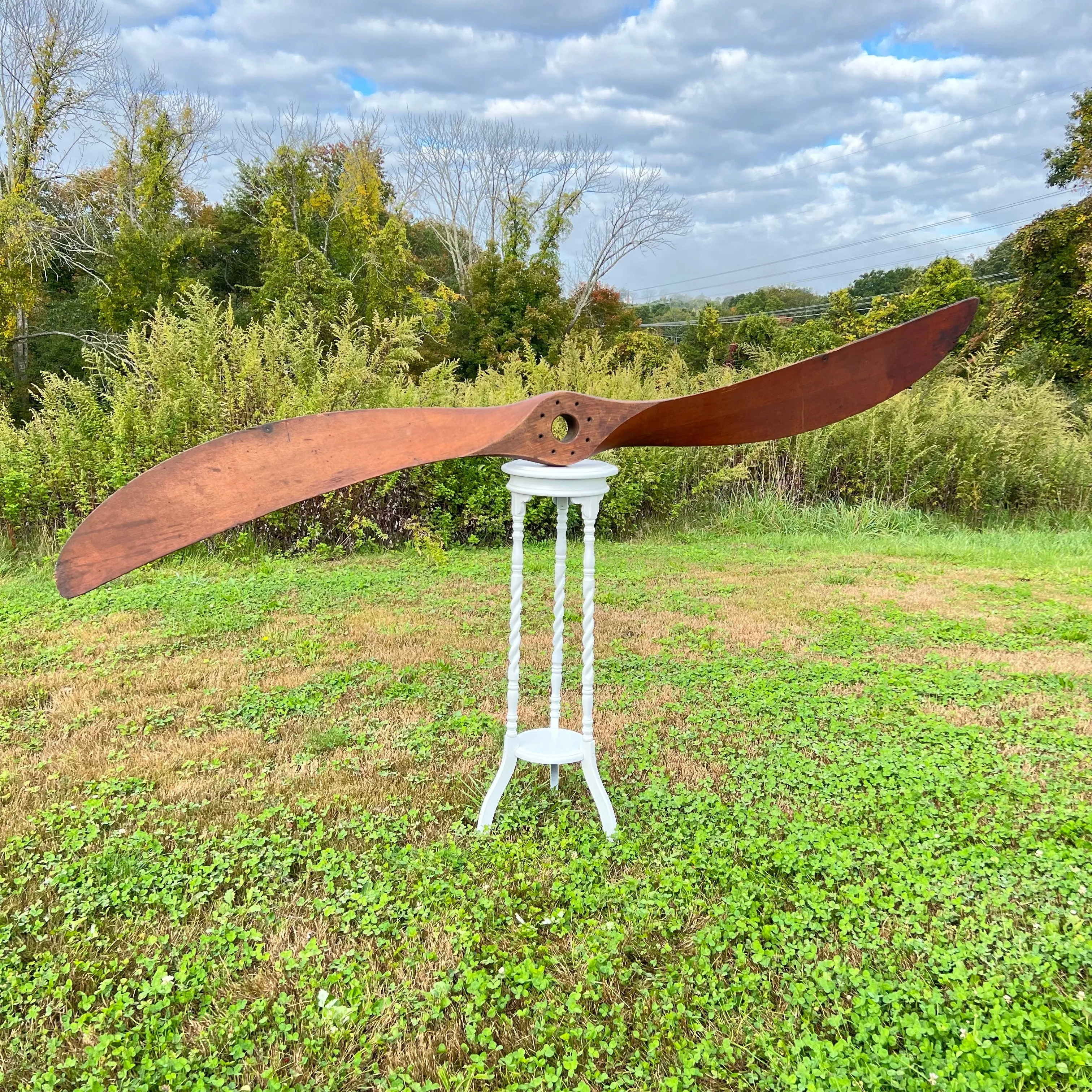 1916 Curtiss Jenny JN4C Canuck WWI Paragon Scimitar Wooden Airplane Propeller