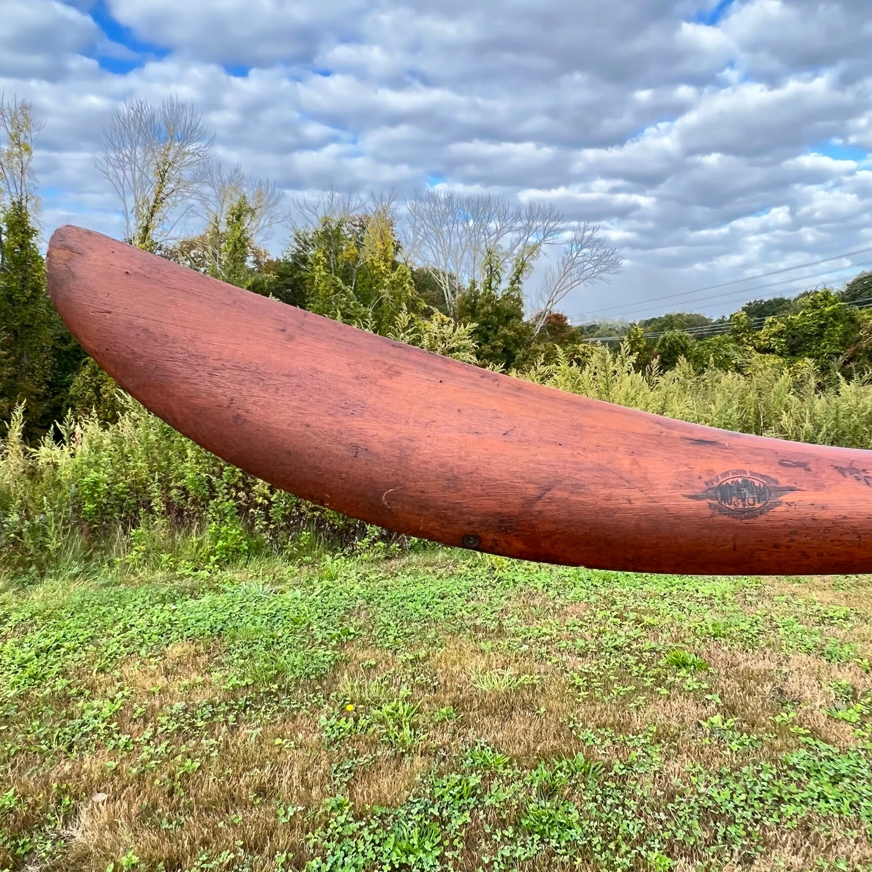 1916 Curtiss Jenny JN4C Canuck WWI Paragon Scimitar Wooden Airplane Propeller