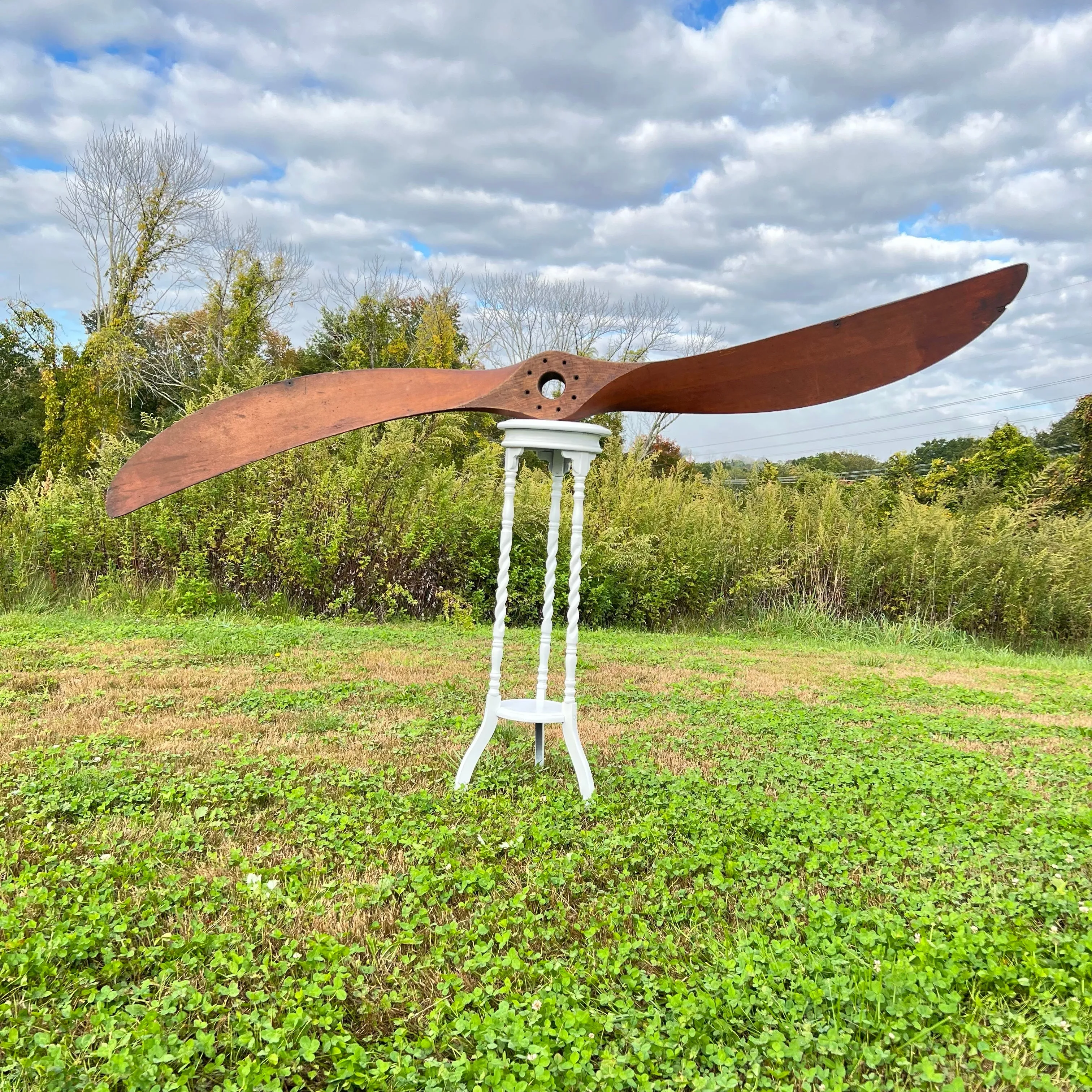 1916 Curtiss Jenny JN4C Canuck WWI Paragon Scimitar Wooden Airplane Propeller