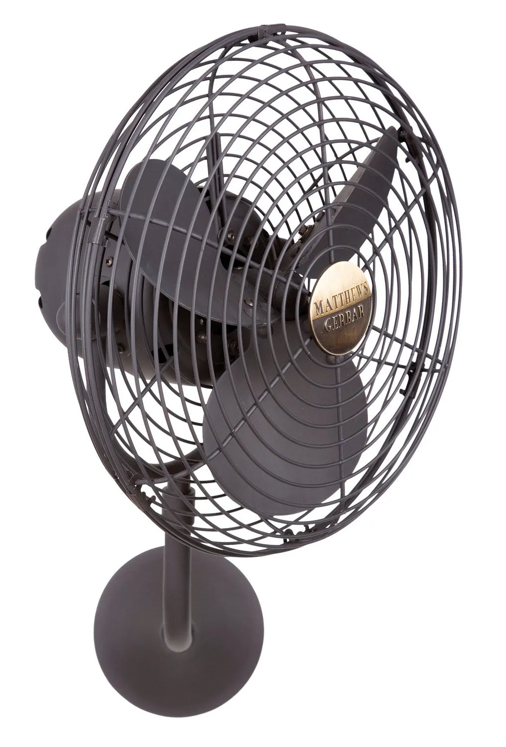 19" Wall Fan from the Michelle Parede Collection in Bronzette Finish by Matthews Fan Company