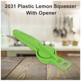 2031 Plastic Lemon Squeezer With Opener