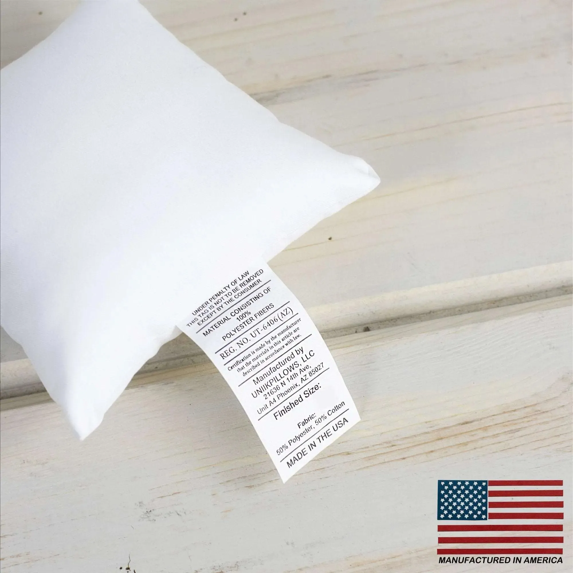 24x24 | Square Angel Hair Insert | Indoor Outdoor Down Alternative Hypoallergenic Pillow Insert | Quality Insert | Premium Insert