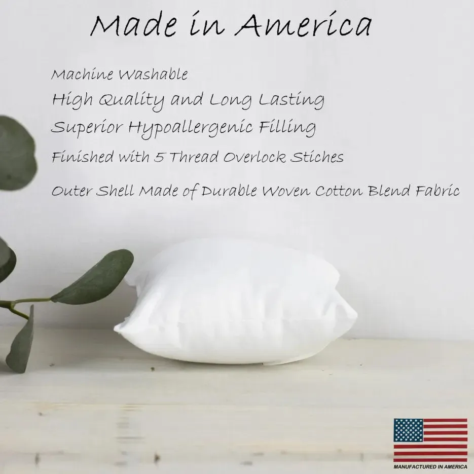 27x27 | Square Angel Hair Insert | Indoor Outdoor Down Alternative Hypoallergenic Pillow Insert | Quality Insert | Premium Insert