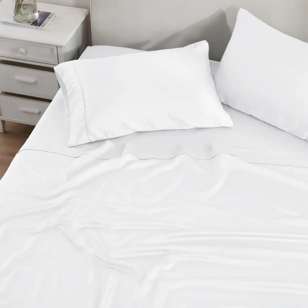 300 Thread Count Modal From Beechwood Solid Deep Pocket Bed Sheet Set