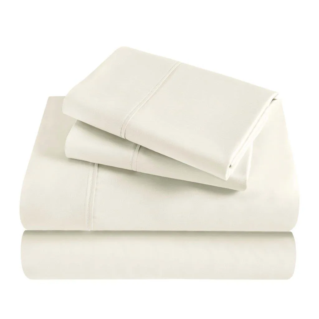 300 Thread Count Modal From Beechwood Solid Deep Pocket Bed Sheet Set