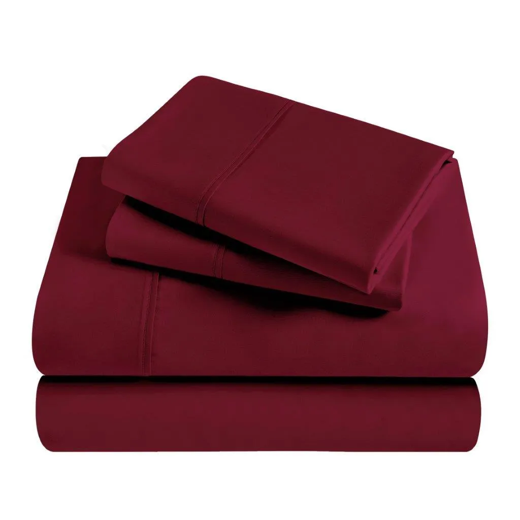 300 Thread Count Modal From Beechwood Solid Deep Pocket Bed Sheet Set