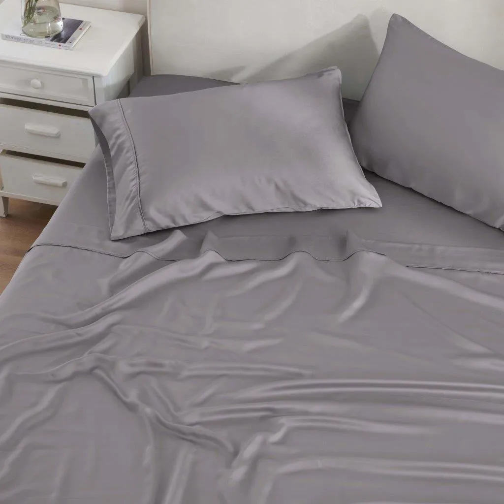 300 Thread Count Modal From Beechwood Solid Deep Pocket Bed Sheet Set