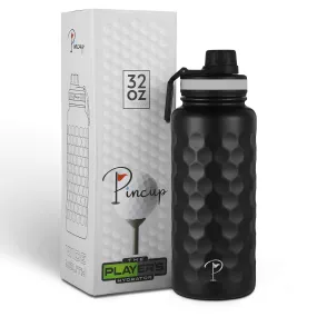 32 oz Black Spout Lid Water Bottle