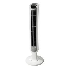 36" Tower Fan with Remote Control - White