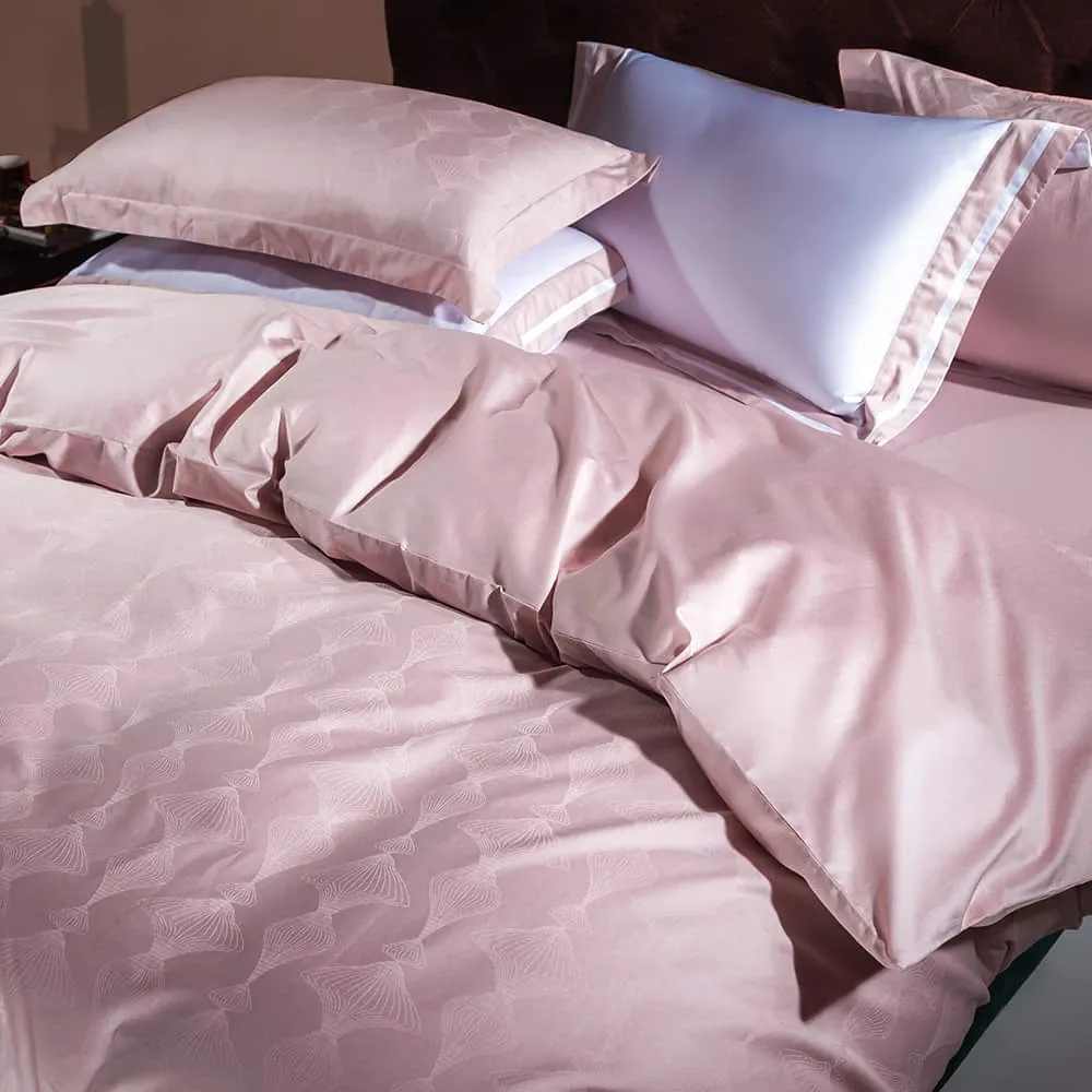 4-Pcs Fancy Macchiato Light Powder Duvet Set