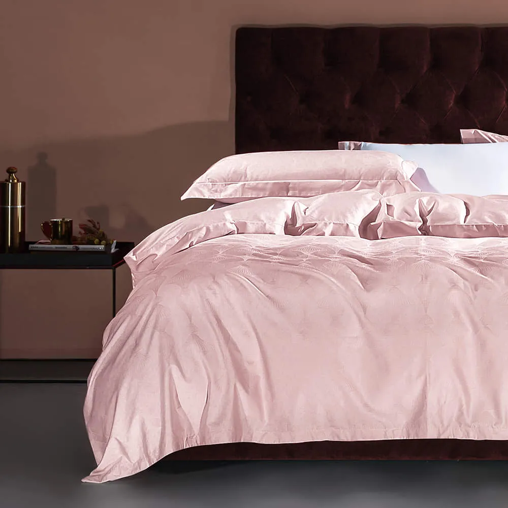 4-Pcs Fancy Macchiato Light Powder Duvet Set