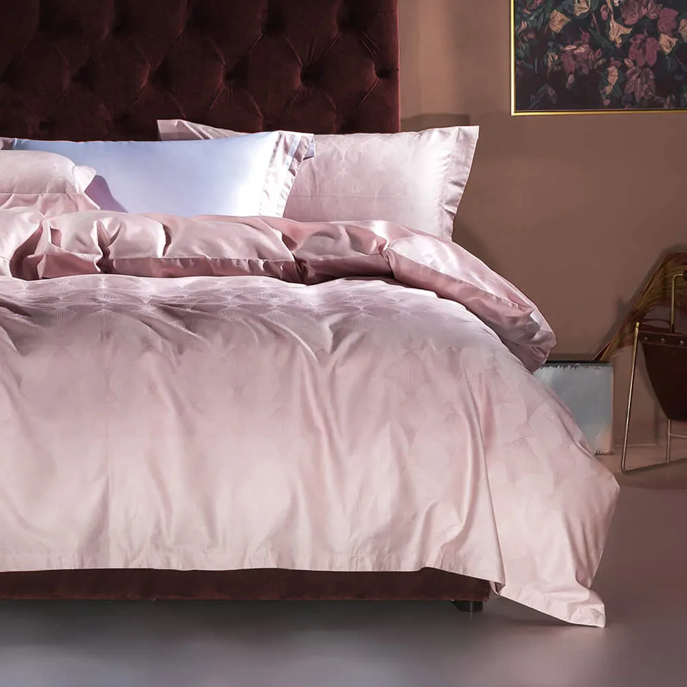 4-Pcs Fancy Macchiato Light Powder Duvet Set