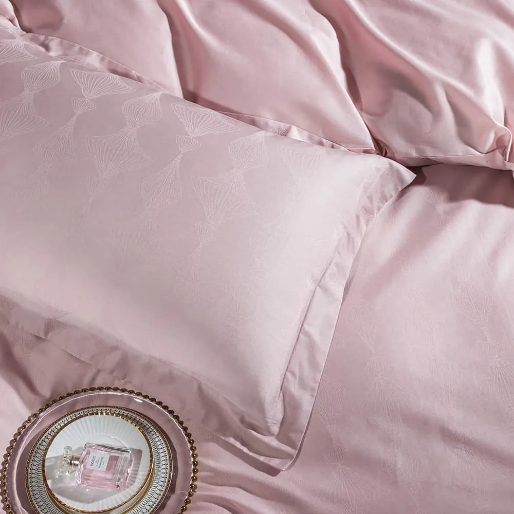 4-Pcs Fancy Macchiato Light Powder Duvet Set