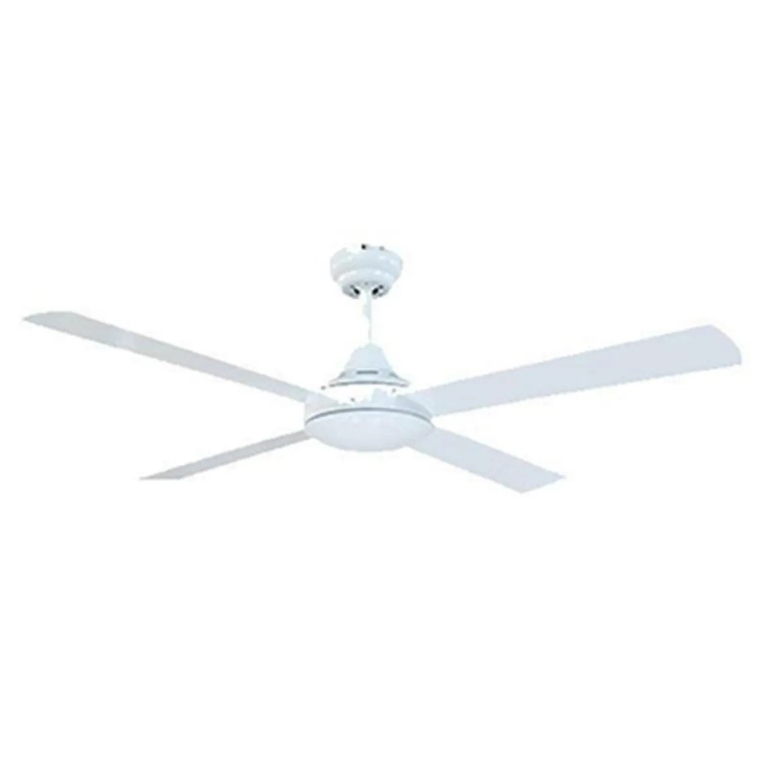 48″  Tempo Plus AC Ceiling Fan White/Brushed Chrome/Black 22270 Brilliant Lighting