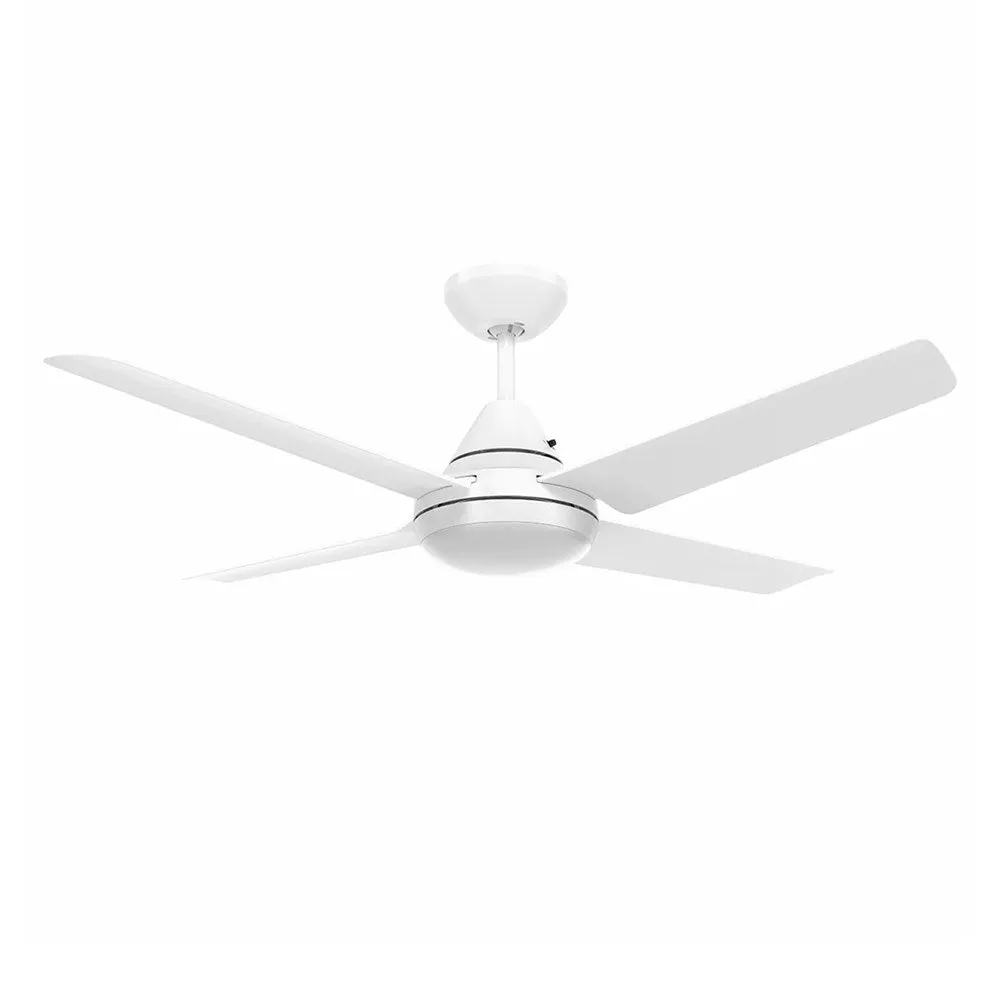 48" Cardinia AC Ceiling Fan White with Light FC958124WH Mercator Lighting