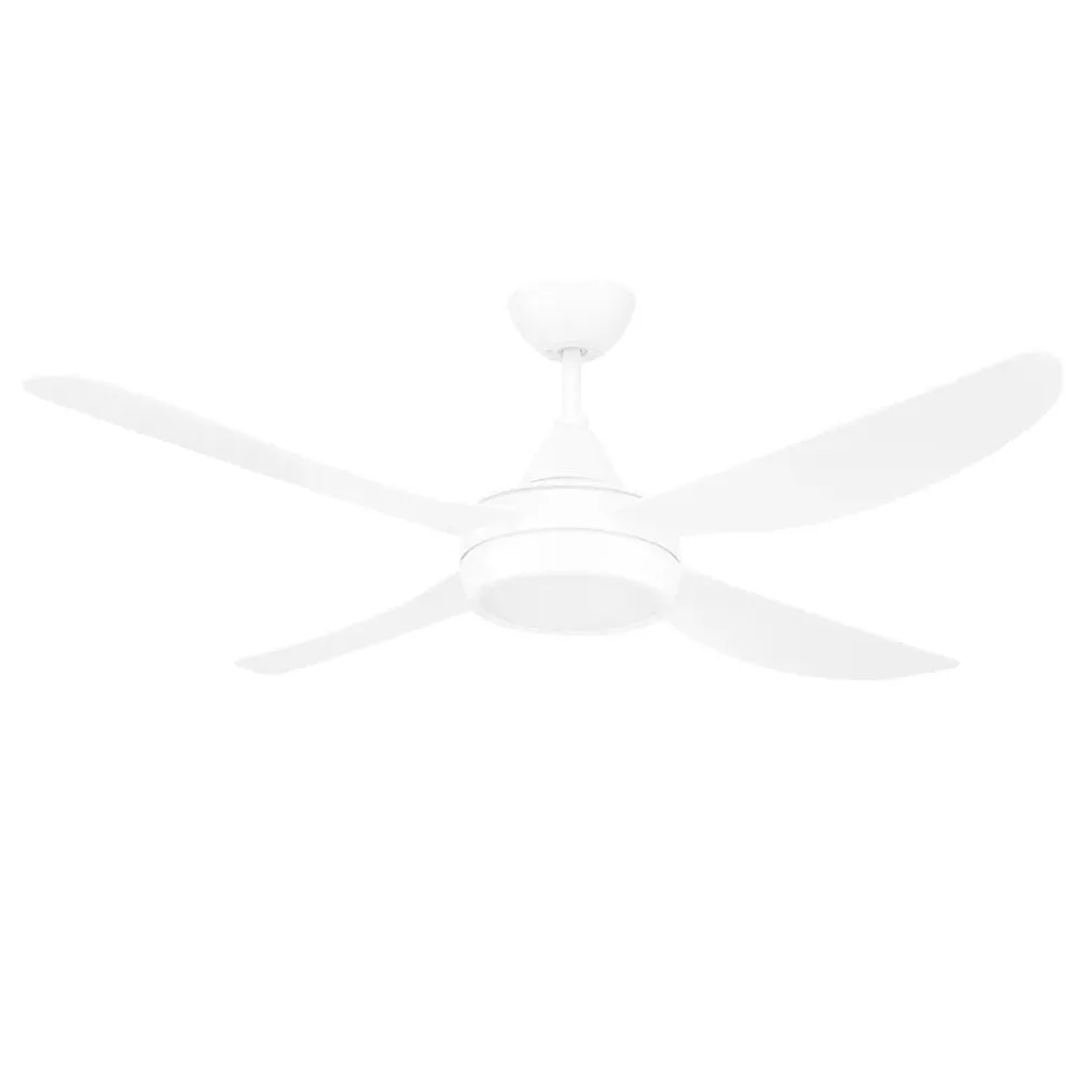 48" Vector II AC Ceiling Fan White, Black  with Light 22291 Brilliant Lighting