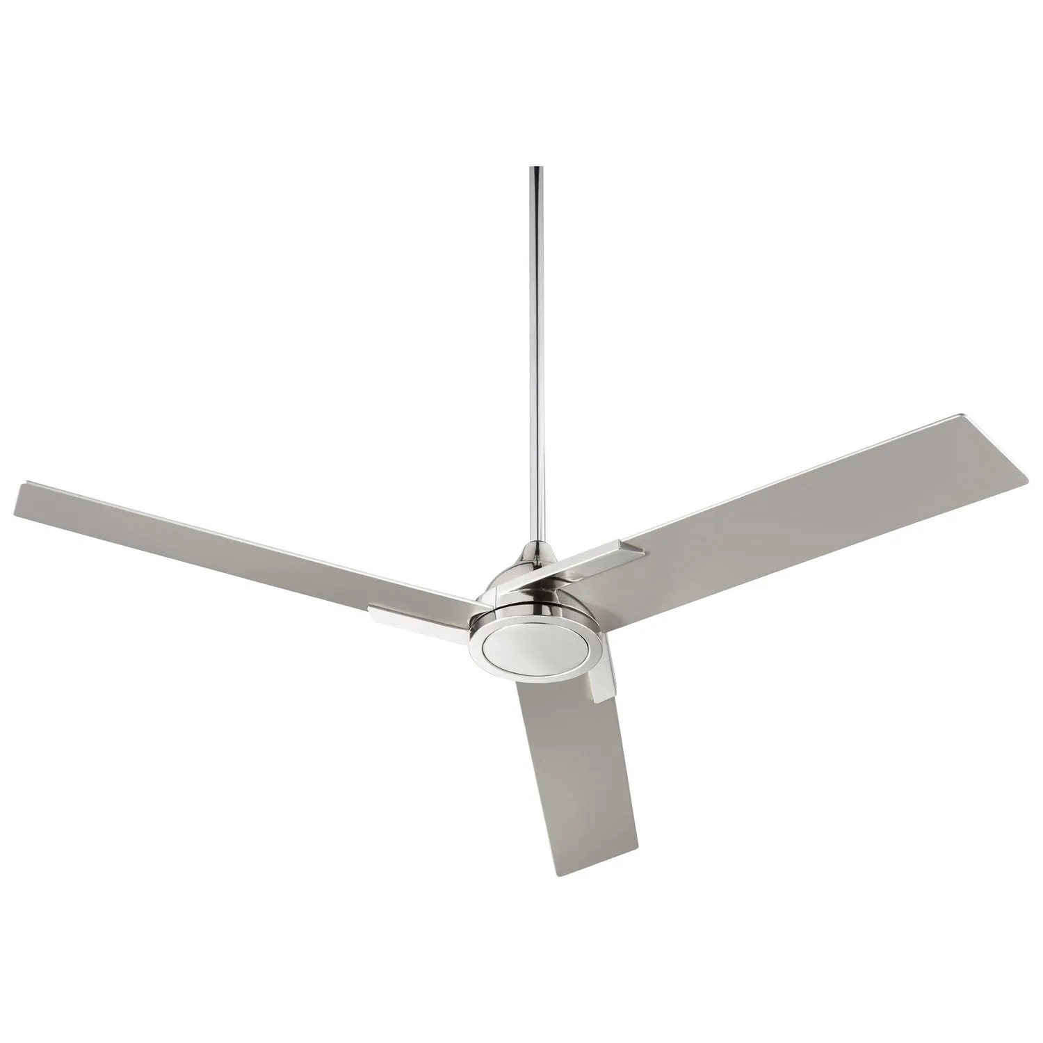 56"Ceiling Fan from the Coda Collection in Polished Nickel Finish by Oxygen