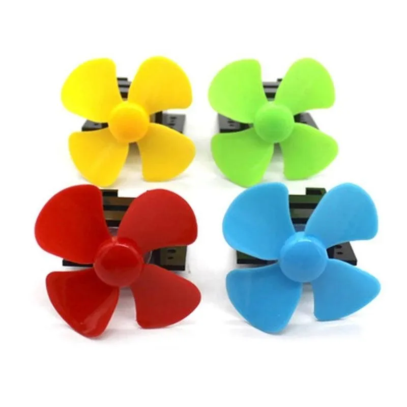 5pcs Micro 130 DC Motor Fan Propeller Set 3V 16500rpm High Speed Moter DIY Wind Boat Fan Boat Car Model Toy Engine