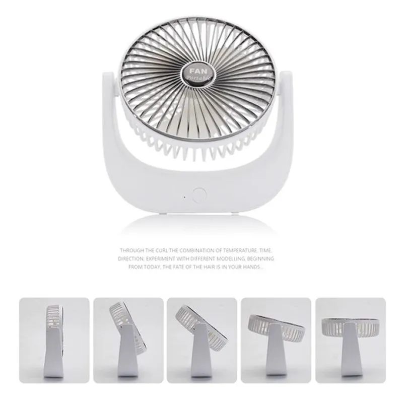 5W Usb Rechargeable Desk Fan- Pm-020