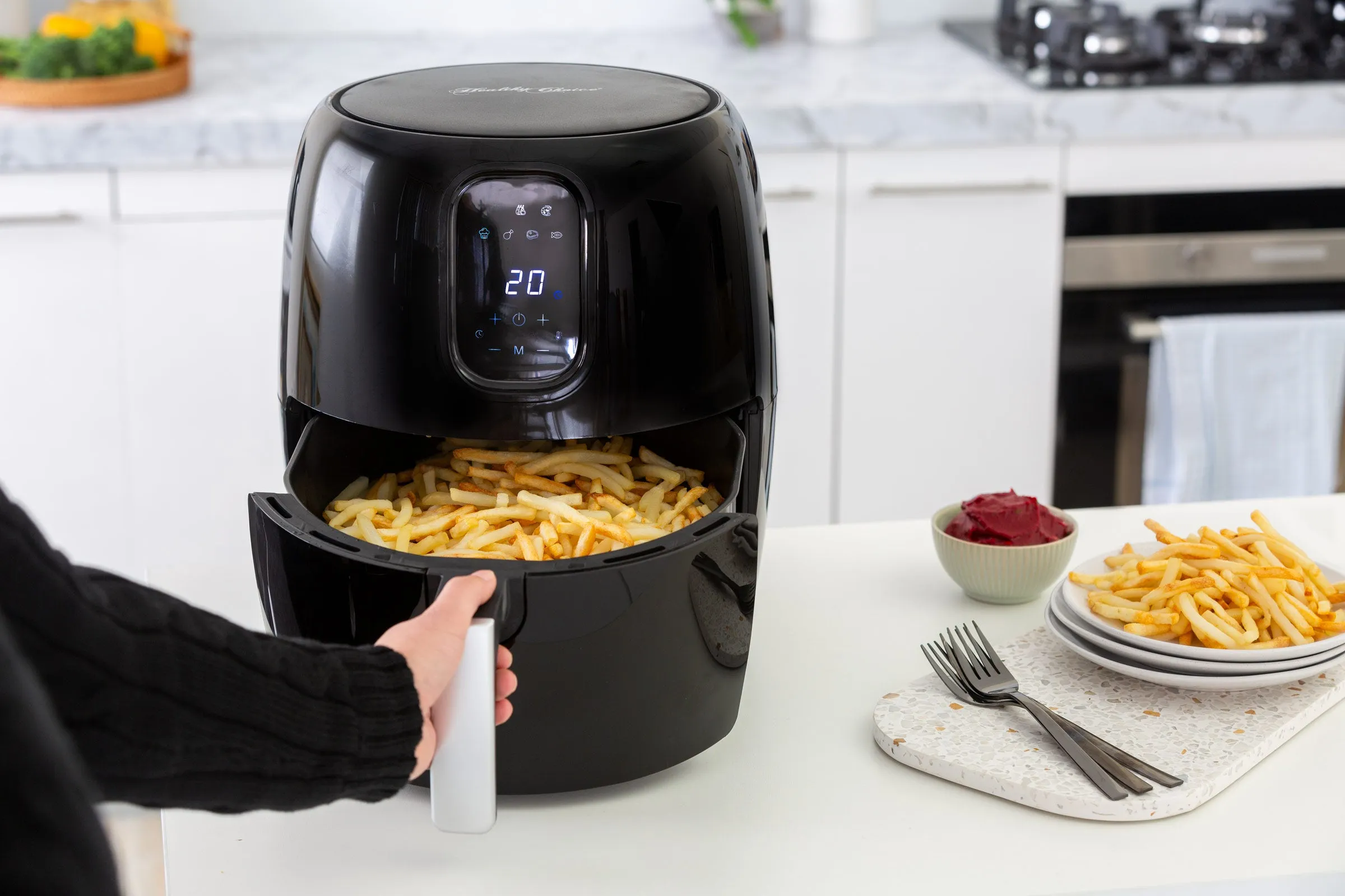 8L Digital Air Fryer w/ 200°C, 7 Cooking Settings, 1700W