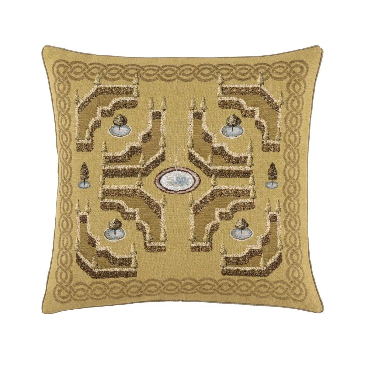 A La Francais Mordore Decorative Pillow by Yves Delorme 