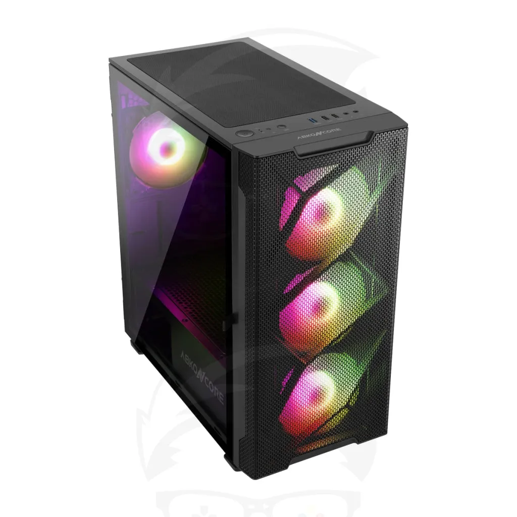 ABKONCORE C550M 4X120mm RGB GAMING CASE