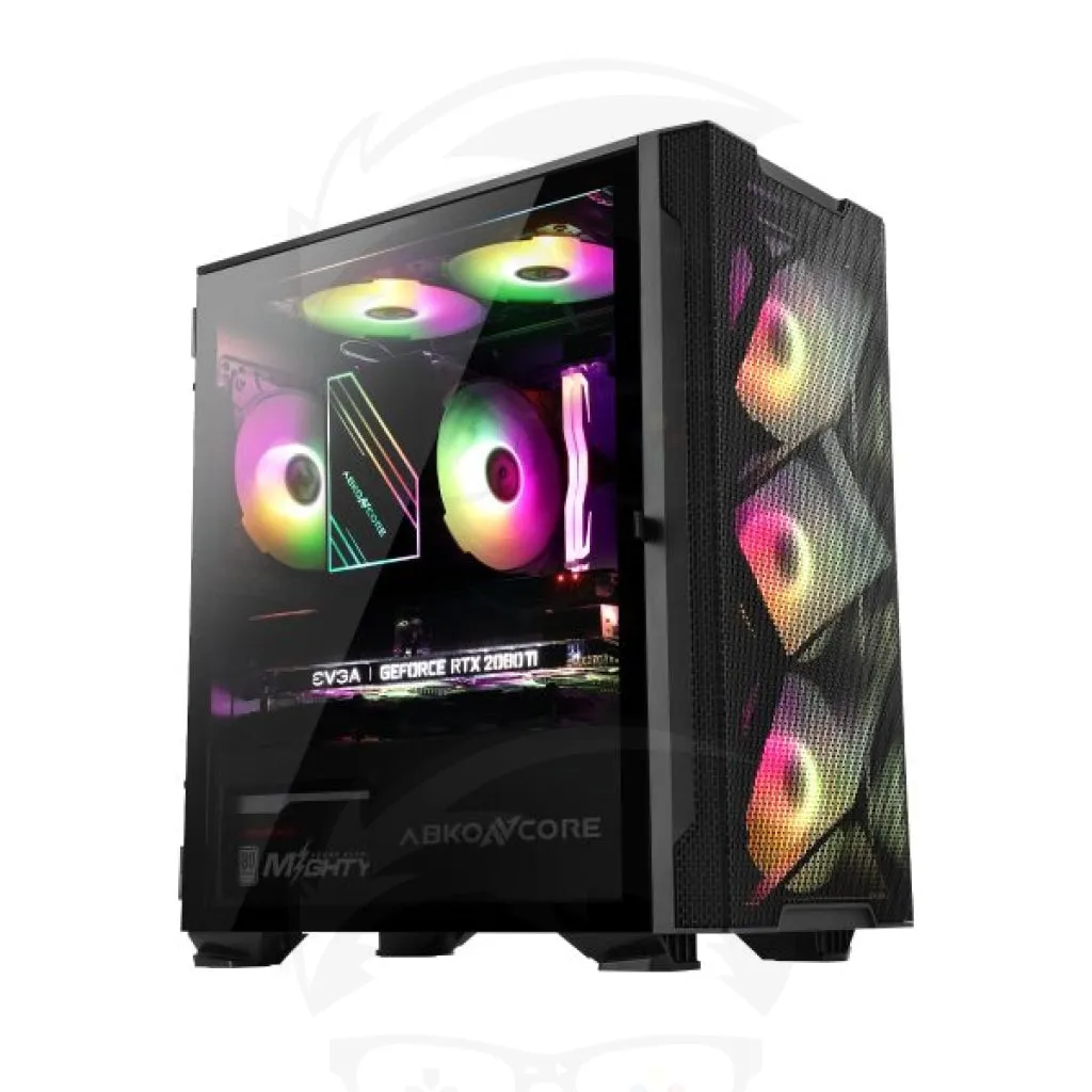 ABKONCORE C550M 4X120mm RGB GAMING CASE