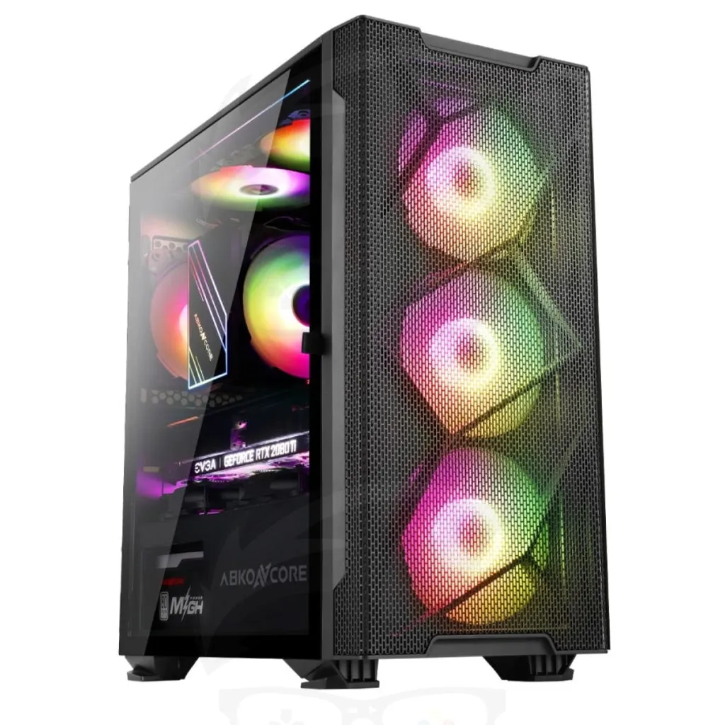 ABKONCORE C550M 4X120mm RGB GAMING CASE