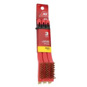 Ace 7 in. L Brass Mini Bristle Brush