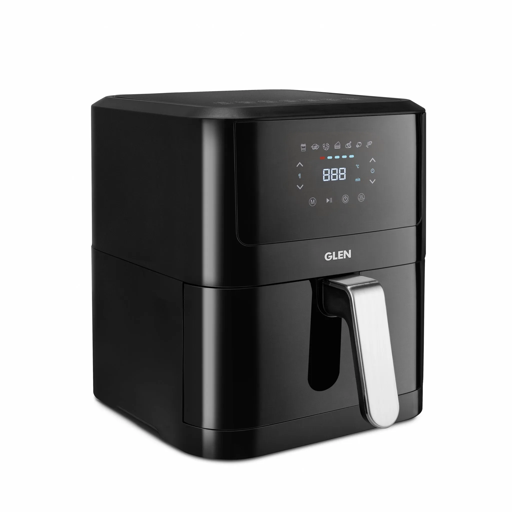 Air Fryer, 6.0 Litre Digital Controls, 7 Pre Set Menu Timer, Temperature Control, 1500W -Black (SA-3042DBL)