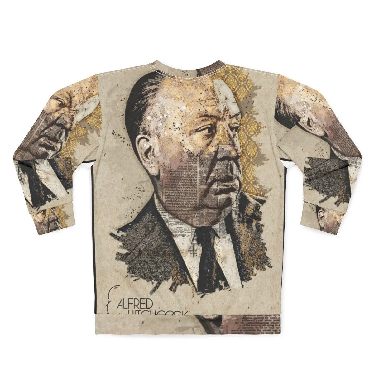 Alfred Hitchcock Movie Director Portrait Wall Art Sweatshirt