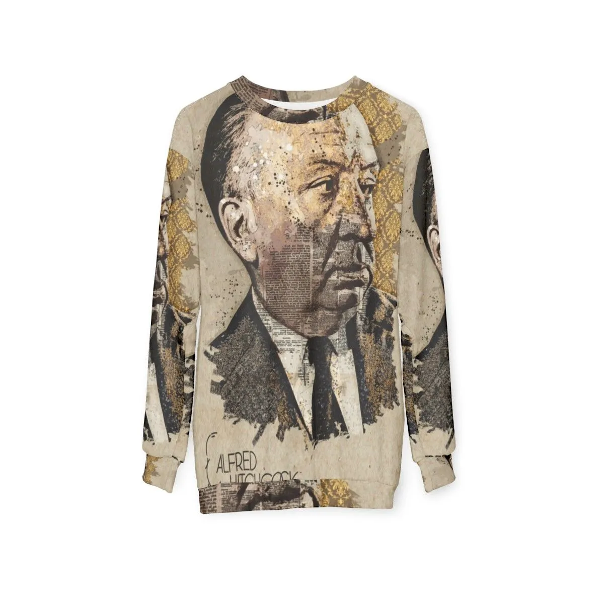 Alfred Hitchcock Movie Director Portrait Wall Art Sweatshirt