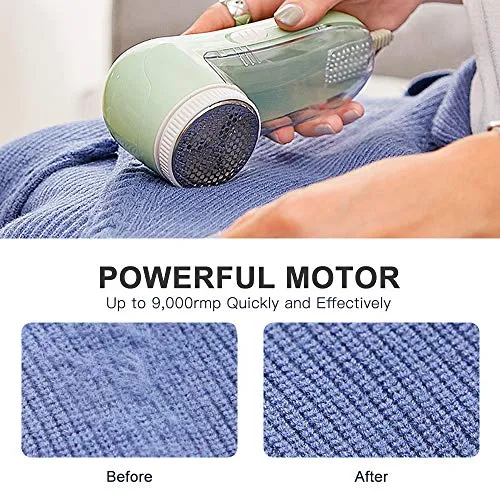 Allisable Fabric Shaver, Fuzz Balls Pills Lint Remover, AC120V Plug and Play