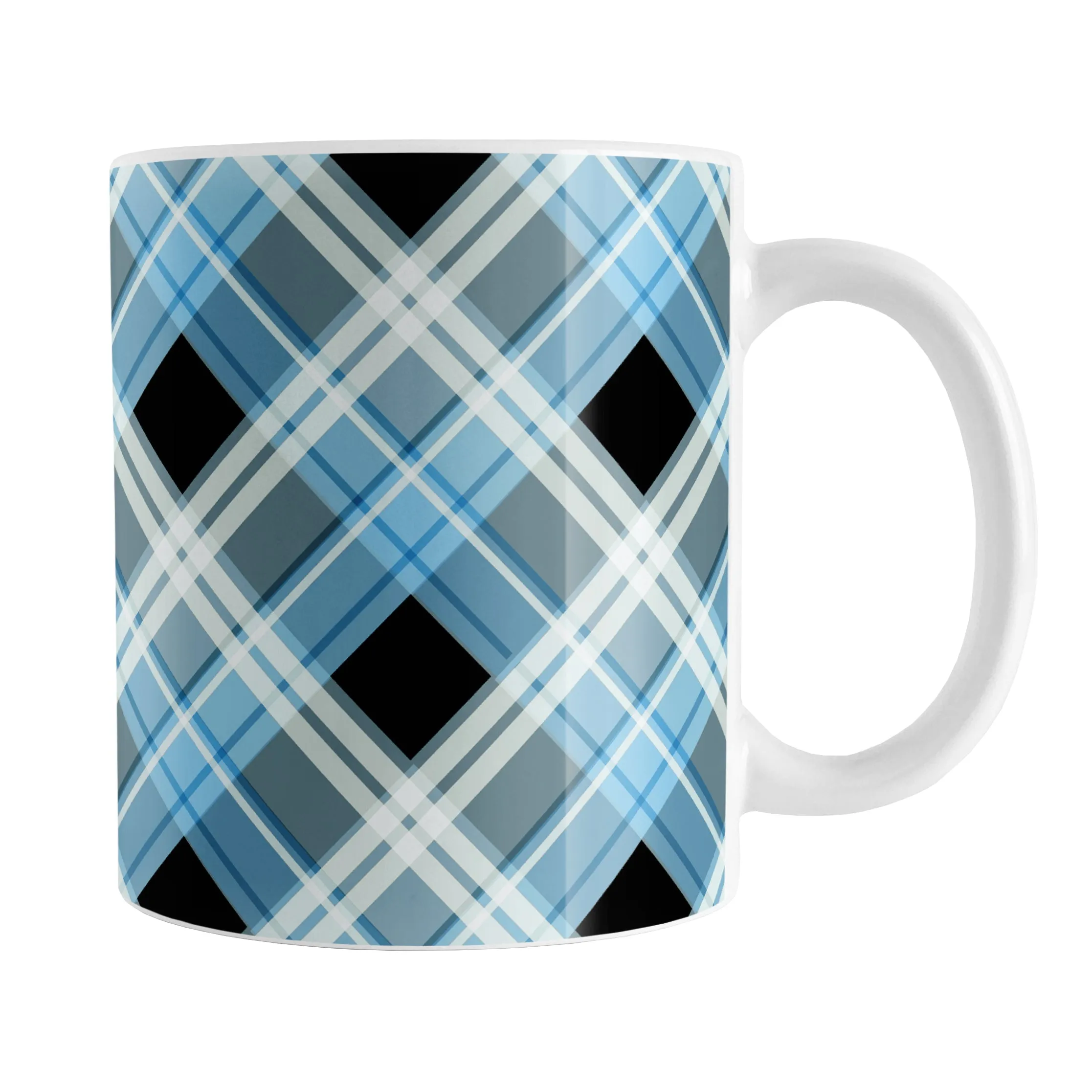 Alternative Blue Plaid Mug