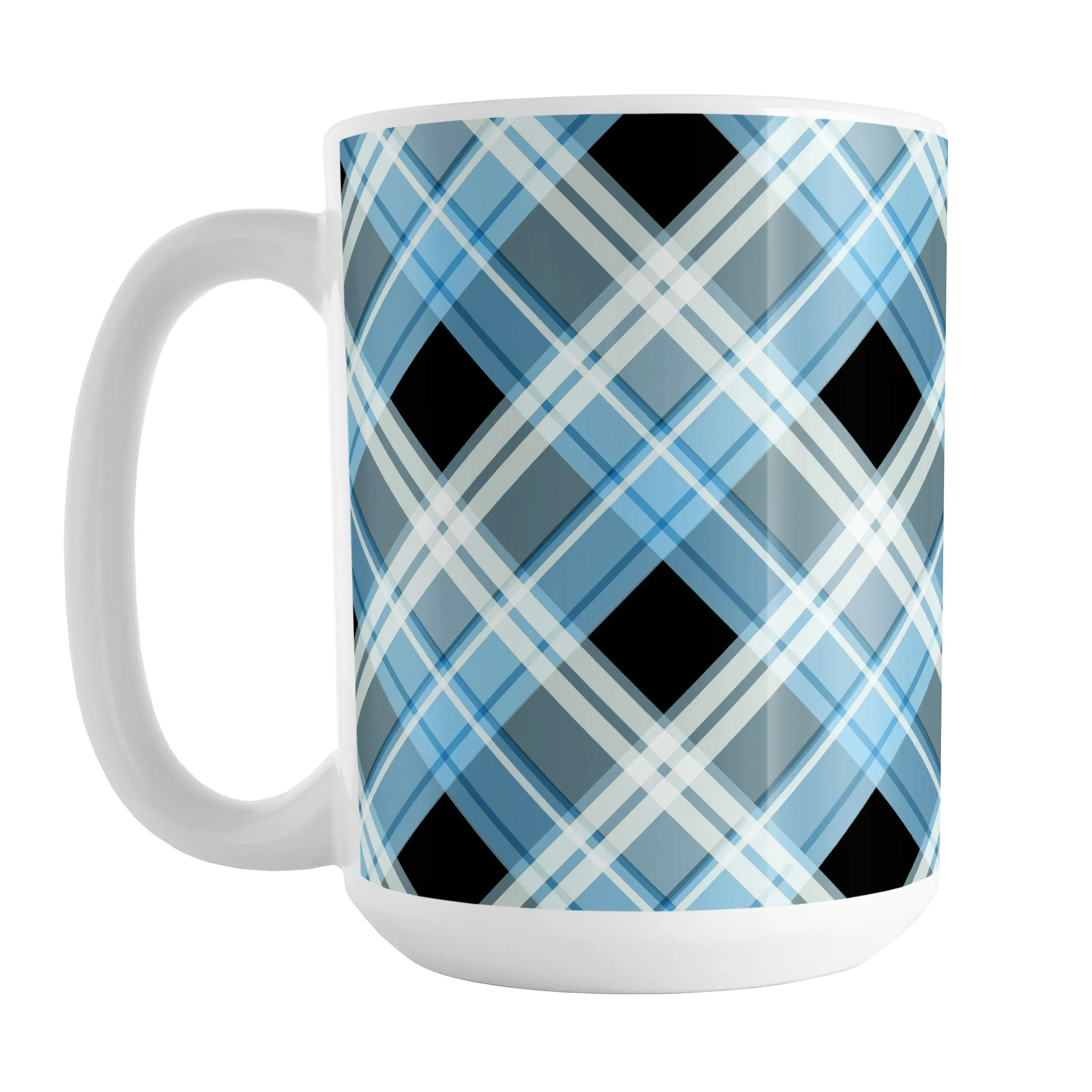 Alternative Blue Plaid Mug