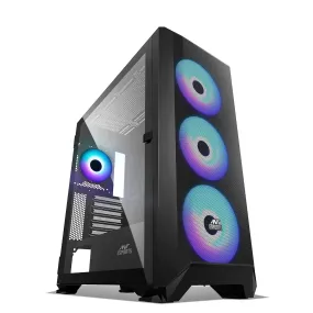 ANT ESPORTS MID-TOWER E-ATX 711 AIR CABINET BLACK