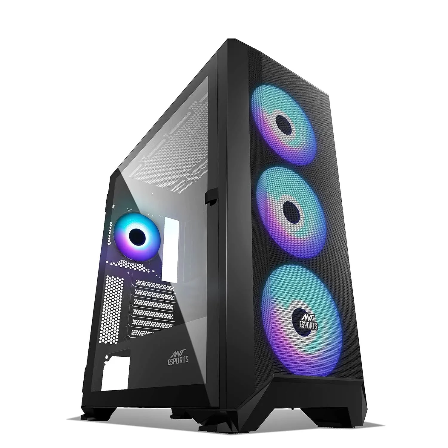 ANT ESPORTS MID-TOWER E-ATX 711 AIR CABINET BLACK