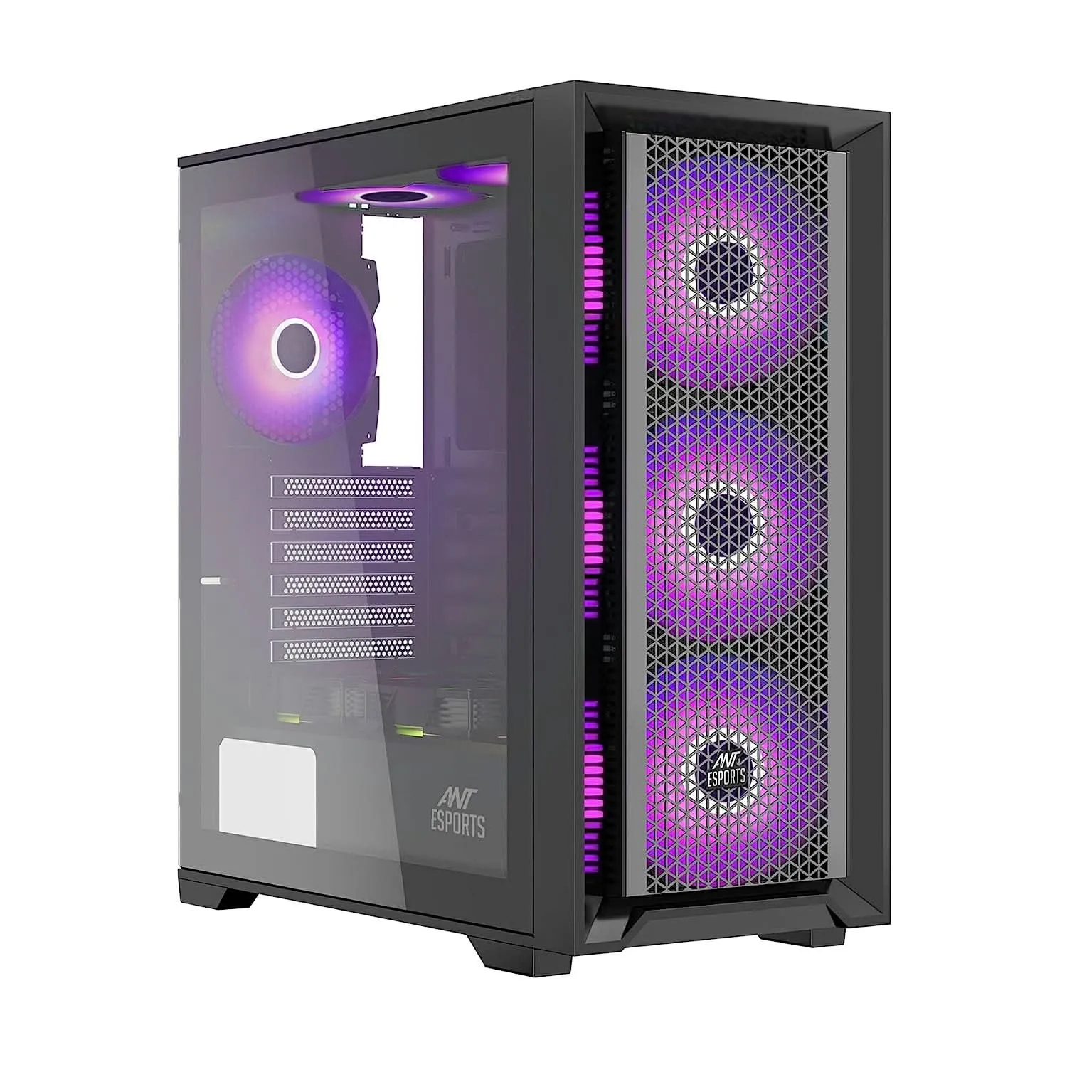 ANT ESPORTS SX7 MID-TOWER ATX CABINET BLACK