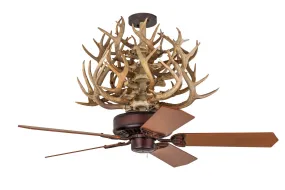 Antlers 52" Ceiling Fan