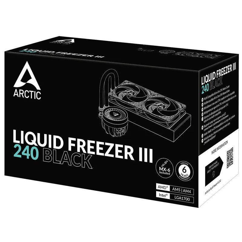 Arctic Liquid Freezer III Black 240mm AIO Liquid Cooler