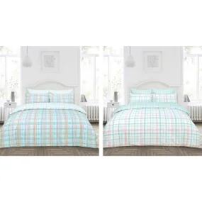 Arran/Mull Twin Pack Duvet Set - Aqua