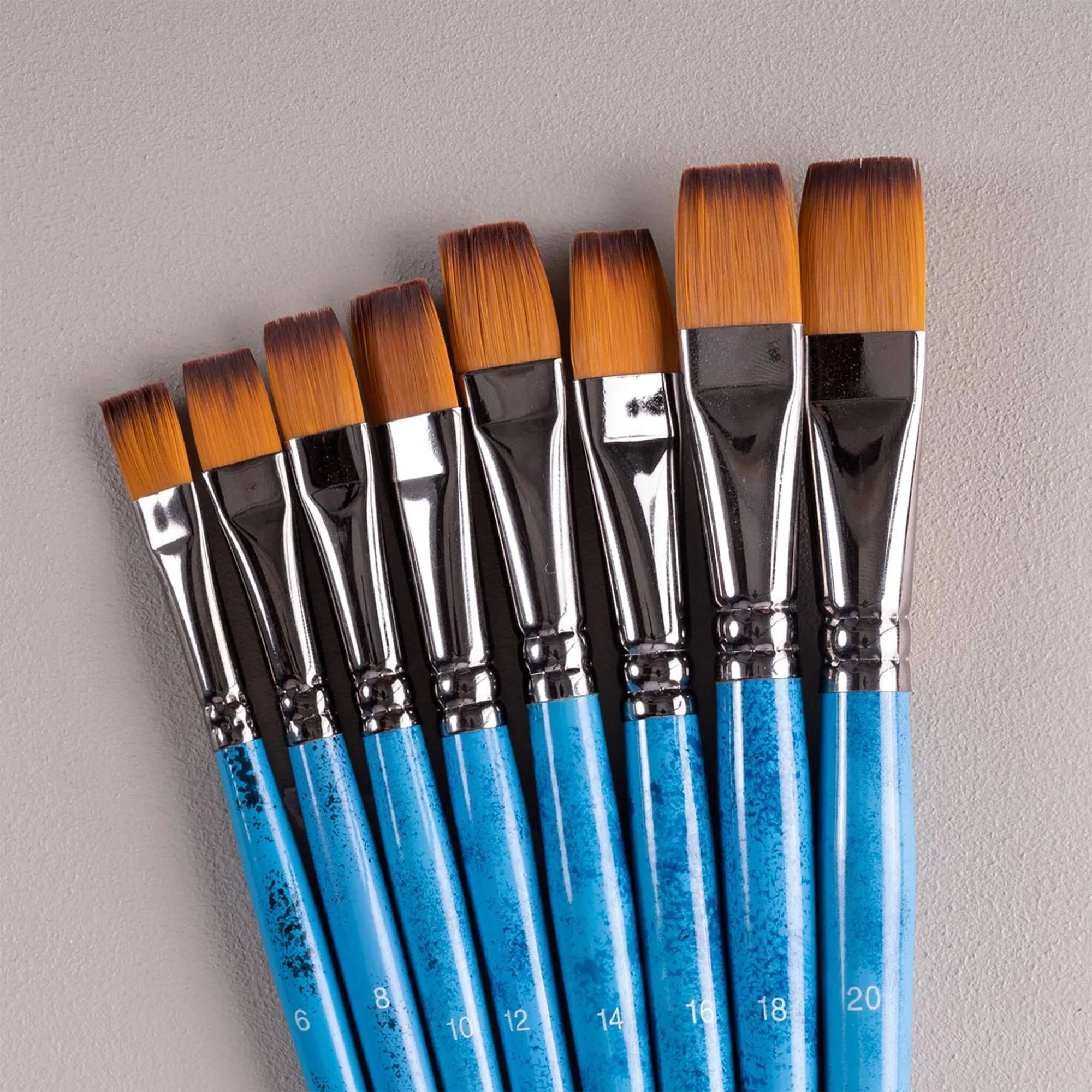 ARTdiscount Watercolour Brushes - Flat