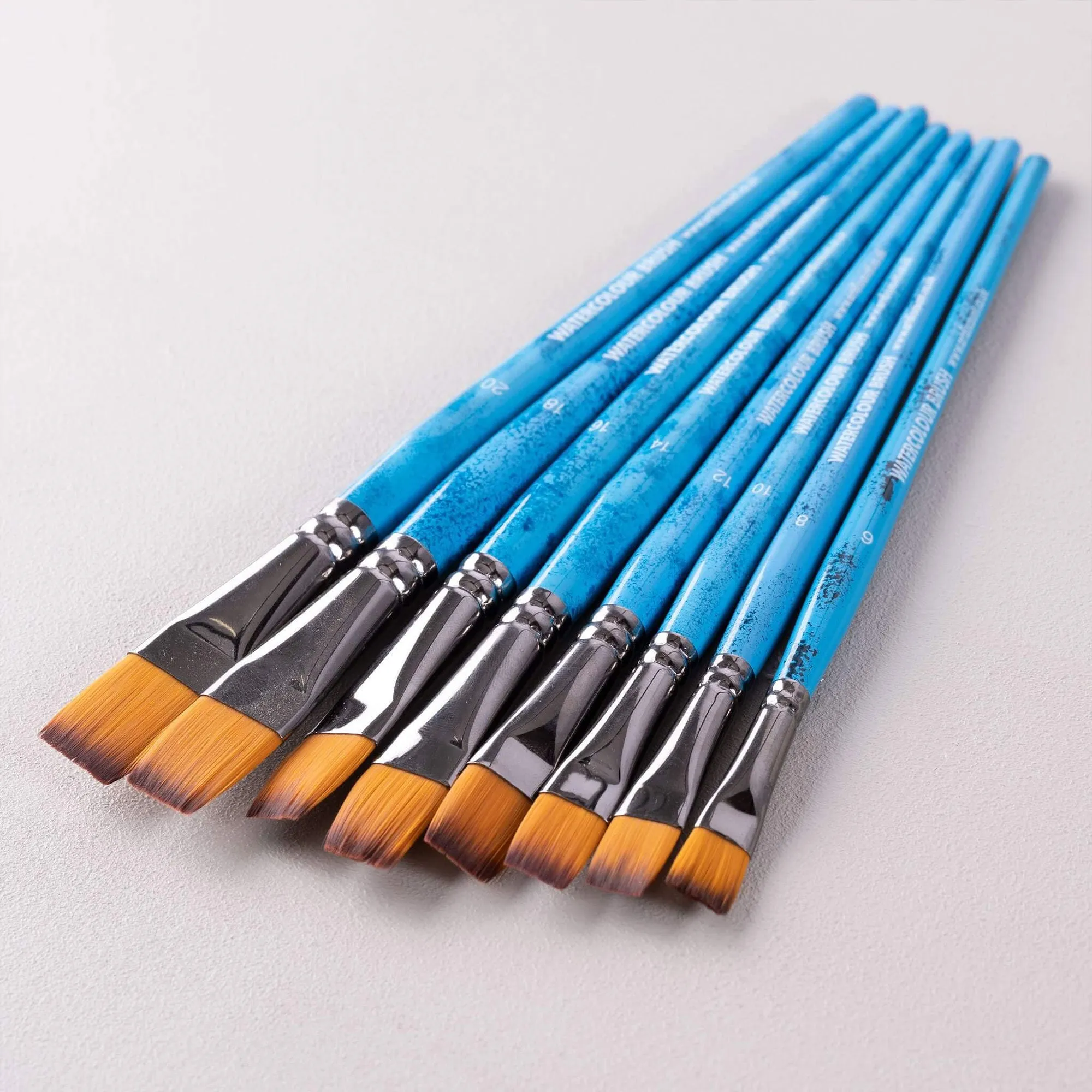 ARTdiscount Watercolour Brushes - Flat