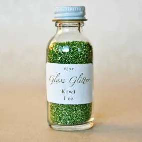 Authentic German Glass Glitter- Kiwi