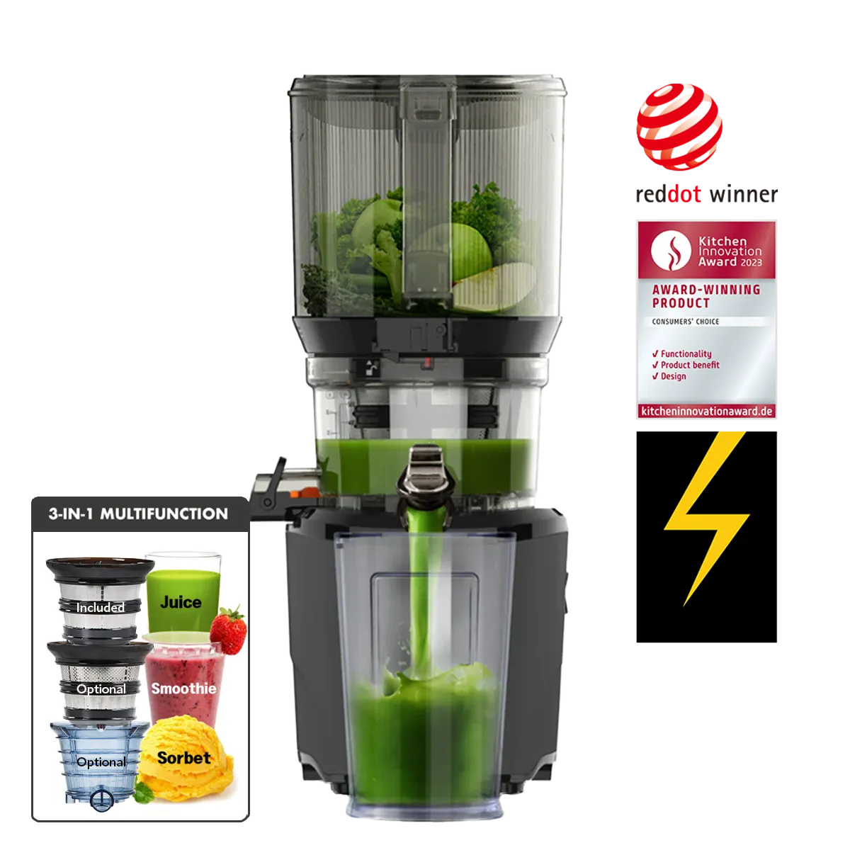 AUTO10 Hands-Free Cold Press Juicer