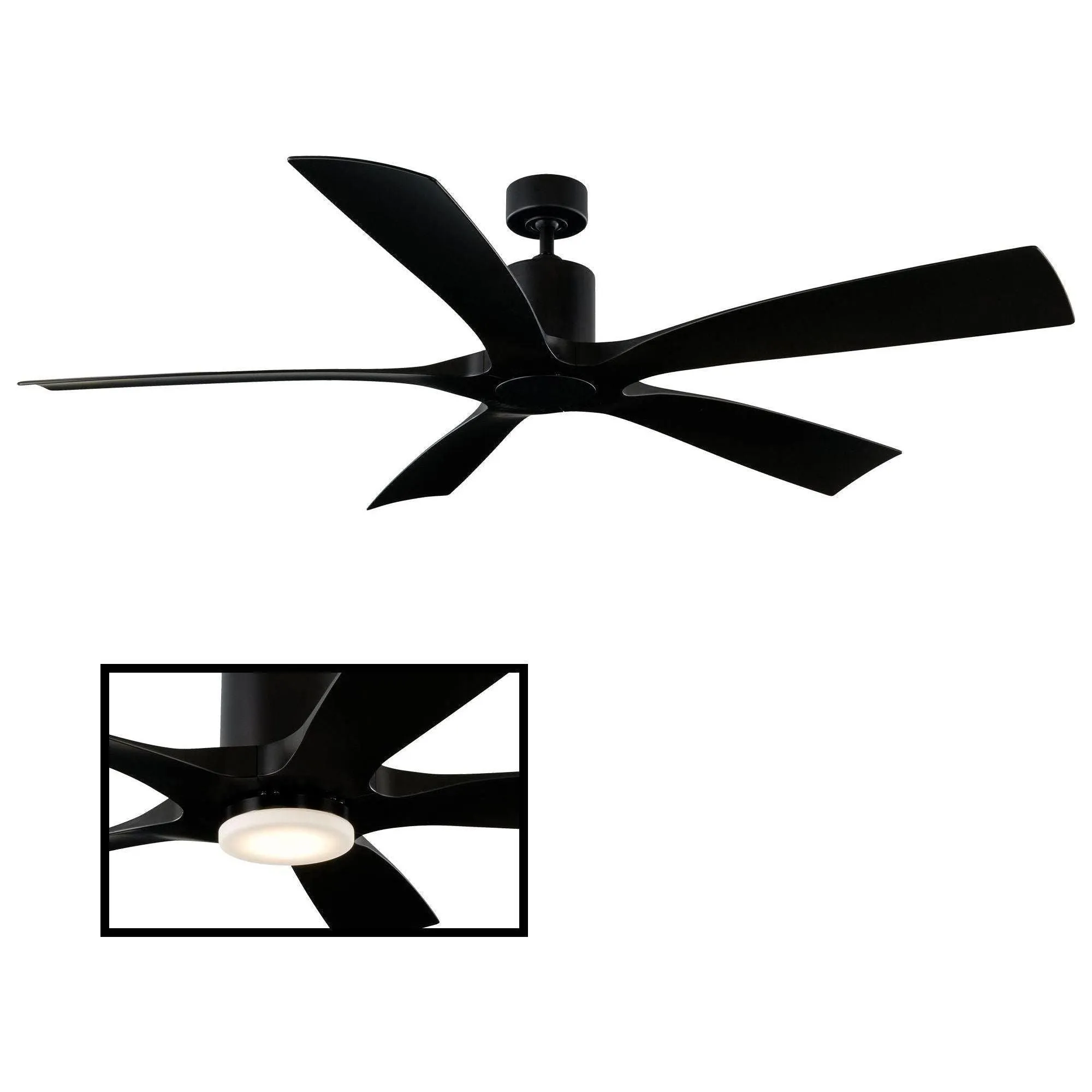 Aviator Indoor/Outdoor 5-Blade 70" Smart Ceiling Fan with Remote Control